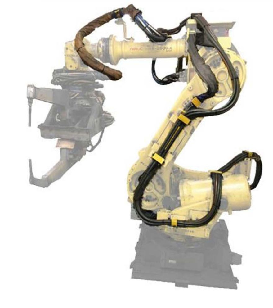 FANUC R2000iA 210F Spot welding dresspack application site
