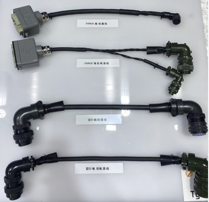 FANUC 机器人管线包内部线缆与接头配置